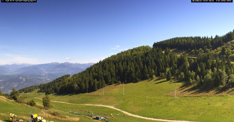 Webcam Monte Bondone - Pista Cordela 