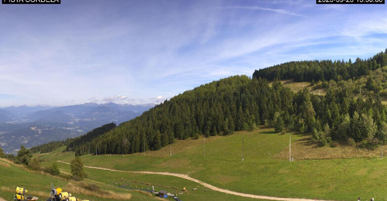 Webcam Monte Bondone - Pista Cordela 