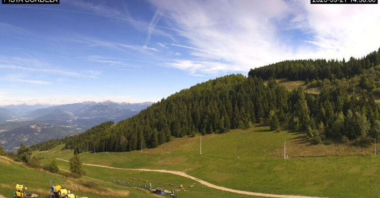 Webcam Monte Bondone - Slope Cordela and snowpark