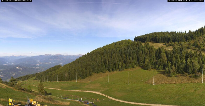 Webcam Monte Bondone - Slope Cordela and snowpark