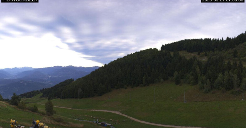 Webcam Monte Bondone - Slope Cordela and snowpark