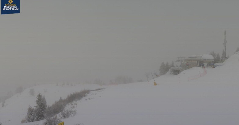 Webcam Folgarida-Marilleva  (Skiarea Campiglio Dolomiti di Brenta - Val di Sole Val Rendena) - Seggiovia Malghette 