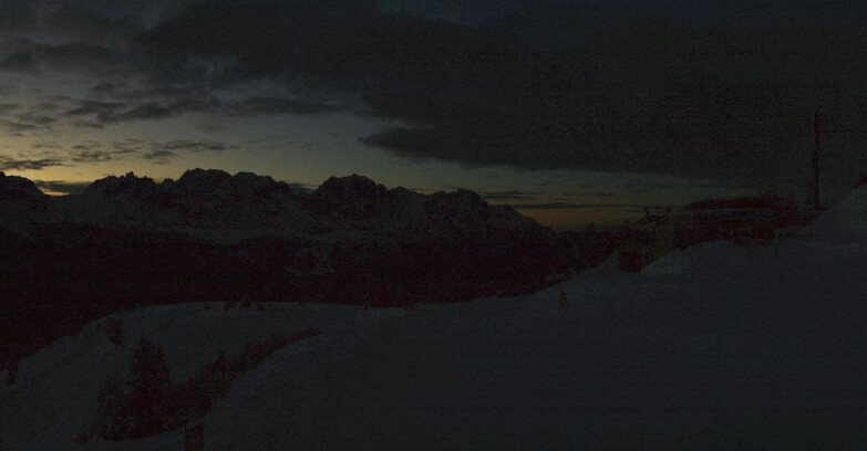 Webcam Фольгарида-Мариллева - Seggiovia Malghette 