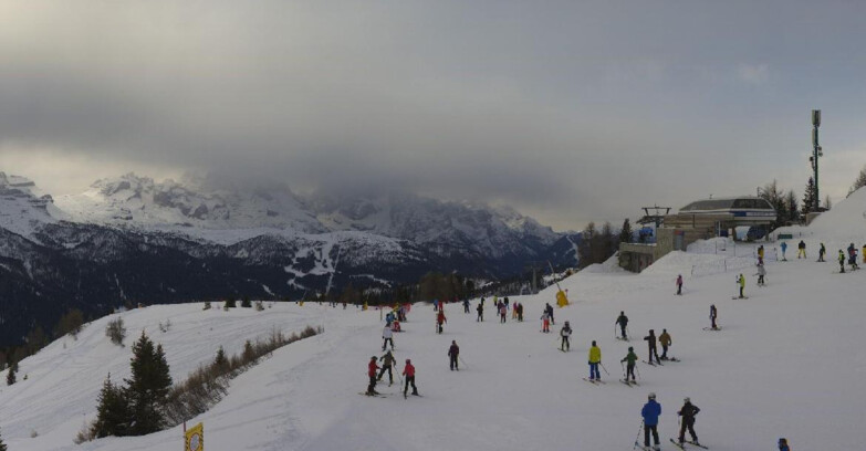 Webcam Folgarida-Marilleva  (Skiarea Campiglio Dolomiti di Brenta - Val di Sole Val Rendena) - Seggiovia Malghette 