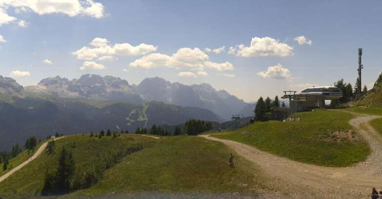 Webcam Skiarea Campiglio Dolomiti di Brenta Val di Sole Val Rendena - Seggiovia Malghette 