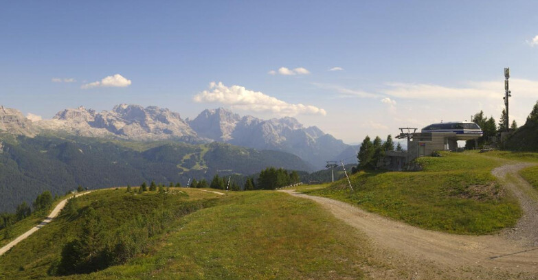 Webcam Skiarea Campiglio Dolomiti di Brenta Val di Sole Val Rendena - Seggiovia Malghette 