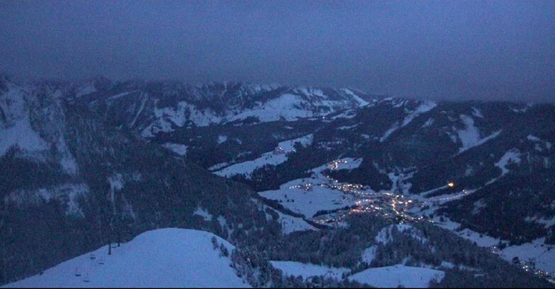 Webcam Pozza di Fassa-Aloch-Buffaure  - Cabinovia Buffaure - Stazione a Monte