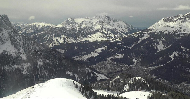 Webcam Pozza di Fassa-Aloch-Buffaure - Cabinovia Buffaure - Stazione a Monte