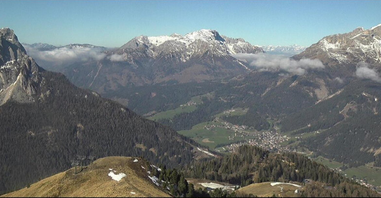 Webcam Pozza di Fassa-Aloch-Buffaure  - Cabinovia Buffaure - Stazione a Monte