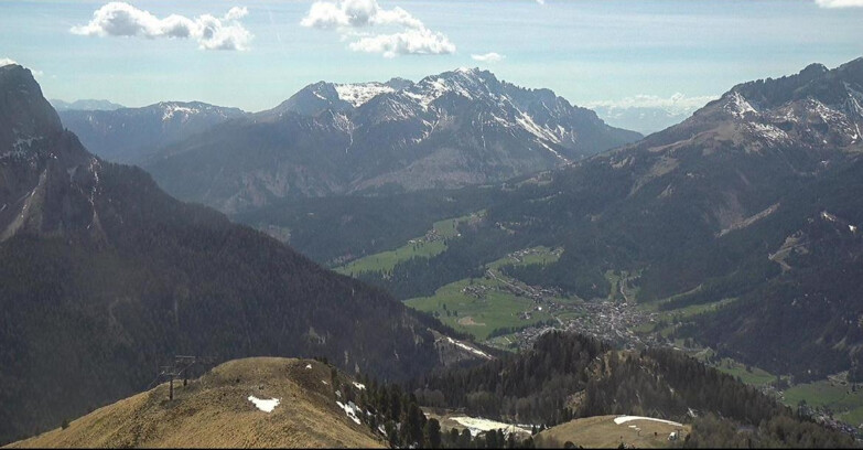 Webcam Pozza di Fassa-Aloch-Buffaure  - Cabinovia Buffaure - Stazione a Monte