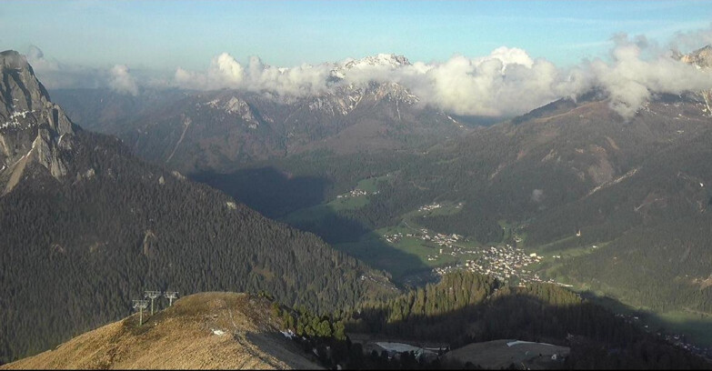 Webcam Поцца-ди-Фасса-Алок-Буффор  - Cabinovia Buffaure - Stazione a Monte