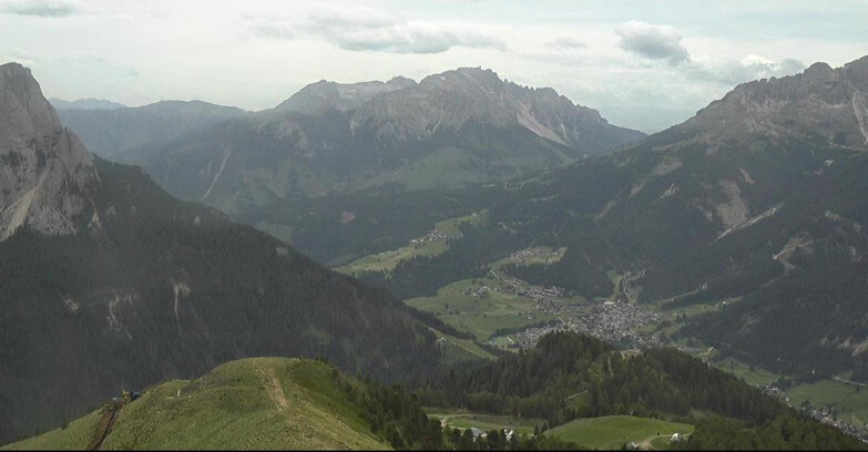 Webcam Pozza di Fassa-Aloch-Buffaure  - Cabinovia Buffaure - Stazione a Monte