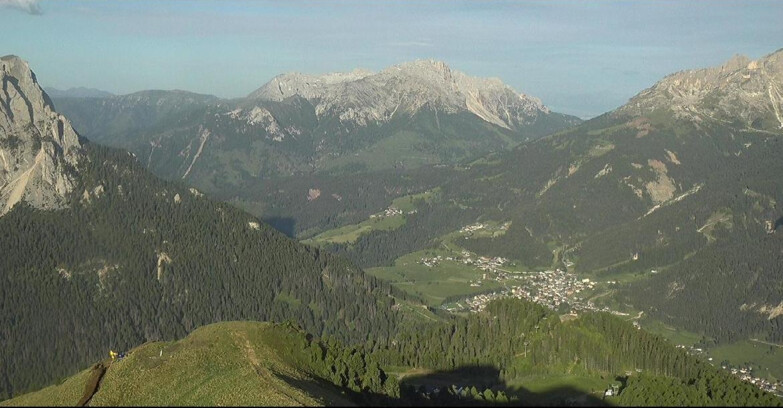 Webcam Pozza di Fassa-Aloch-Buffaure - Cabinovia Buffaure - Stazione a Monte