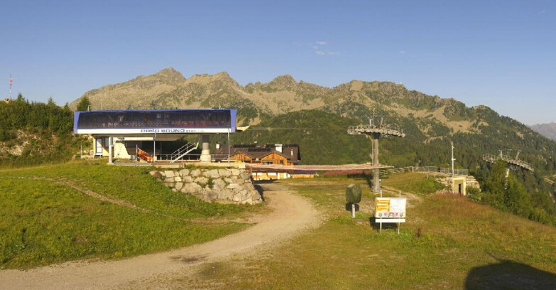 Webcam Skiarea Campiglio Dolomiti di Brenta Val di Sole Val Rendena - Seggiovia Orso Bruno 