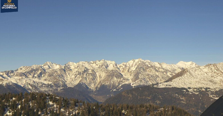 Webcam Folgarida-Marilleva  (Skiarea Campiglio Dolomiti di Brenta - Val di Sole Val Rendena) - Gruppo Ortles-Cevedale 