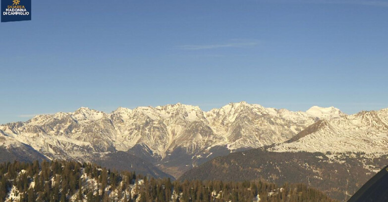 Webcam Folgarida-Marilleva  (Skiarea Campiglio Dolomiti di Brenta - Val di Sole Val Rendena) - Gruppo Ortles-Cevedale 