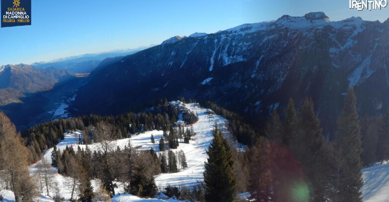 Webcam Folgarida-Marilleva  (Skiarea Campiglio Dolomiti di Brenta - Val di Sole Val Rendena) - Folgarida Malghet Aut 