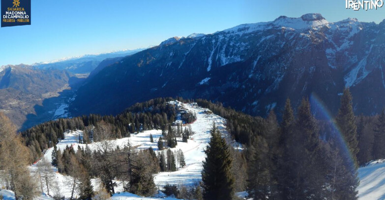 Webcam Skiarea Campiglio Dolomiti di Brenta Val di Sole Val Rendena - Folgarida Malghet Aut 