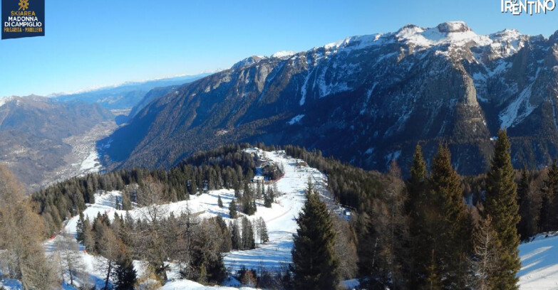 Webcam Skiarea Campiglio Dolomiti di Brenta Val di Sole Val Rendena - Folgarida Malghet Aut 