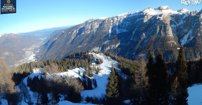 Webcam Skiarea Campiglio Dolomiti di Brenta Val di Sole Val Rendena - Folgarida Malghet Aut 