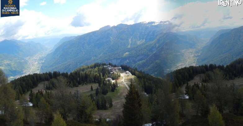 Webcam Skiarea Campiglio Dolomiti di Brenta Val di Sole Val Rendena - Folgarida Malghet Aut 