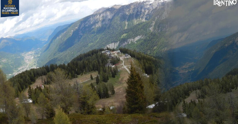 Webcam Skiarea Campiglio Dolomiti di Brenta Val di Sole Val Rendena - Folgarida Malghet Aut 