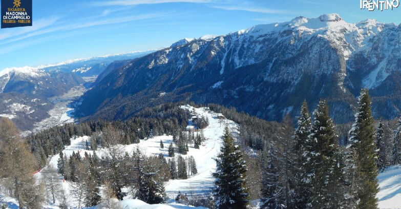 Webcam Folgarida-Marilleva  (Skiarea Campiglio Dolomiti di Brenta - Val di Sole Val Rendena) - Folgarida Malghet Aut 
