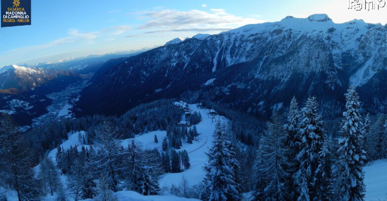 Webcam Skiarea Campiglio Dolomiti di Brenta Val di Sole Val Rendena - Folgarida Malghet Aut 