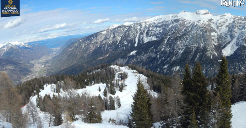 Webcam Skiarea Campiglio Dolomiti di Brenta Val di Sole Val Rendena - Folgarida Malghet Aut 