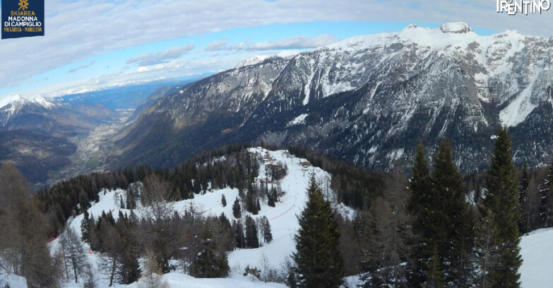Webcam Skiarea Campiglio Dolomiti di Brenta Val di Sole Val Rendena - Folgarida Malghet Aut 