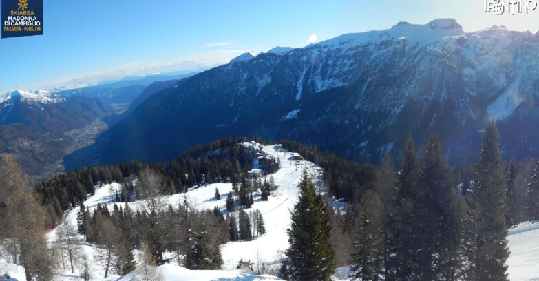 Webcam Skiarea Campiglio Dolomiti di Brenta Val di Sole Val Rendena - Folgarida Malghet Aut 