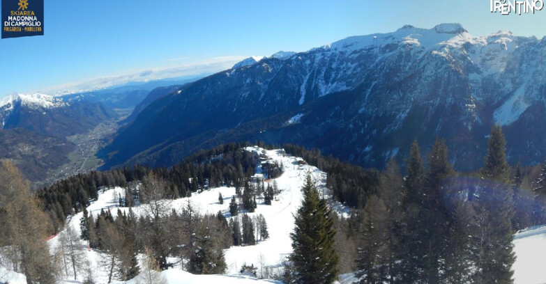 Webcam Skiarea Campiglio Dolomiti di Brenta Val di Sole Val Rendena - Folgarida Malghet Aut 