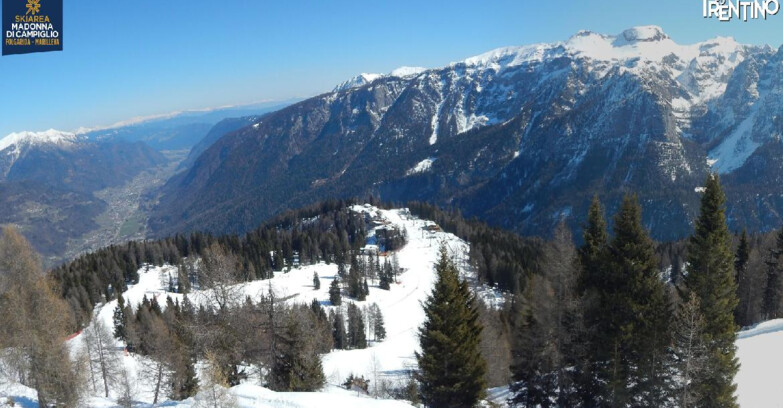 Webcam Skiarea Campiglio Dolomiti di Brenta Val di Sole Val Rendena - Folgarida Malghet Aut 