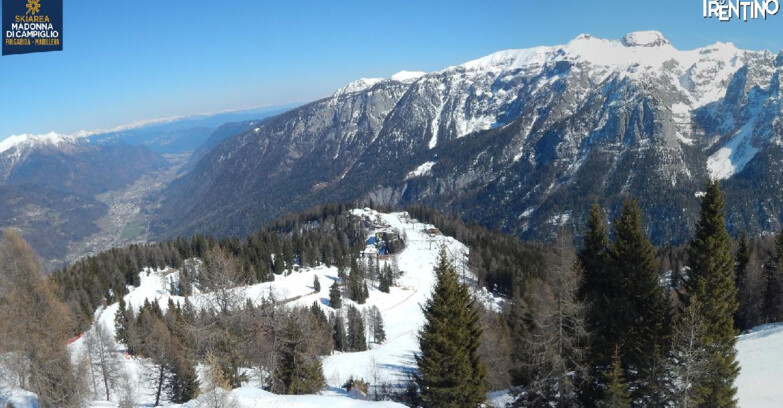 Webcam Skiarea Campiglio Dolomiti di Brenta Val di Sole Val Rendena - Folgarida Malghet Aut 