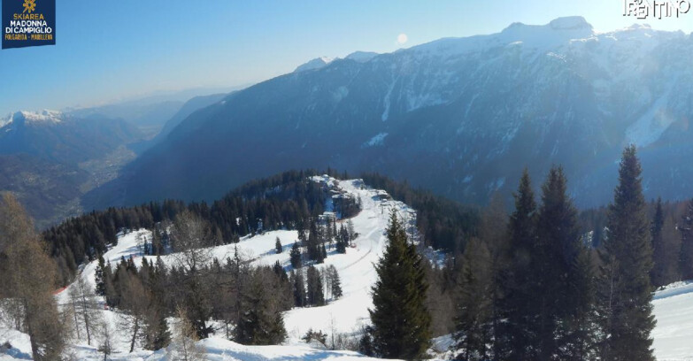 Webcam Skiarea Campiglio Dolomiti di Brenta Val di Sole Val Rendena - Folgarida Malghet Aut 