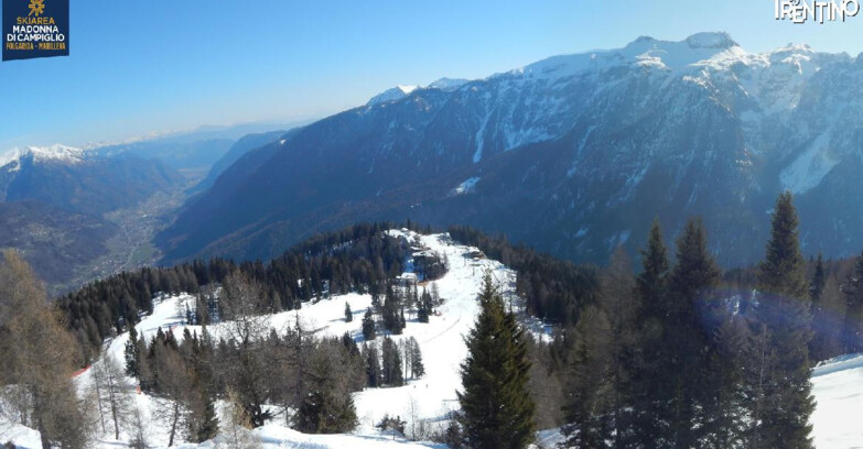 Webcam Skiarea Campiglio Dolomiti di Brenta Val di Sole Val Rendena - Folgarida Malghet Aut 