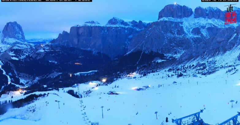 Webcam Canazei-Belvedere - SKIAREA BELVEDERE 