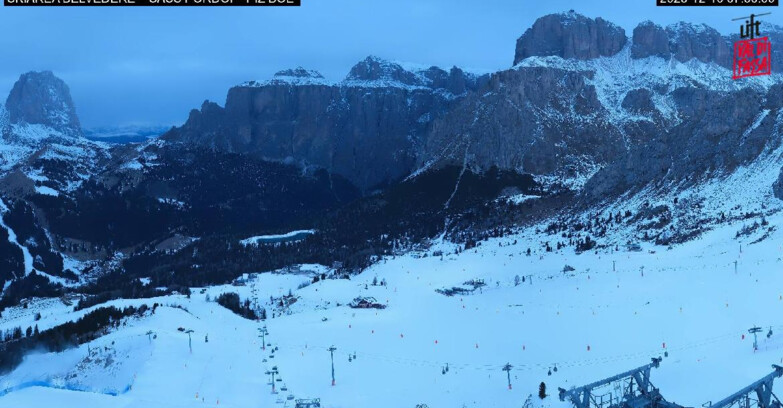 Webcam Canazei-Belvedere - SKIAREA BELVEDERE 