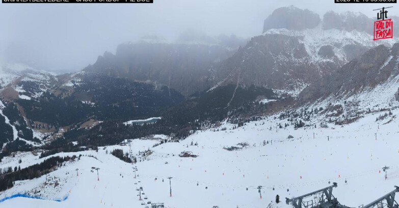 Webcam Canazei-Belvedere - SKIAREA BELVEDERE 