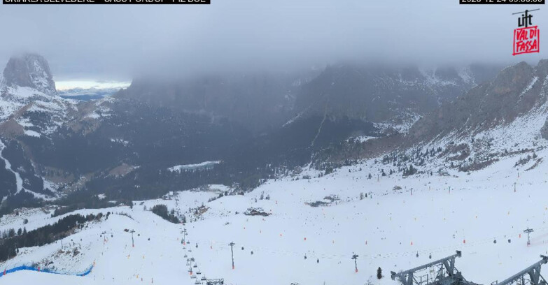 Webcam Canazei-Belvedere - SKIAREA BELVEDERE 