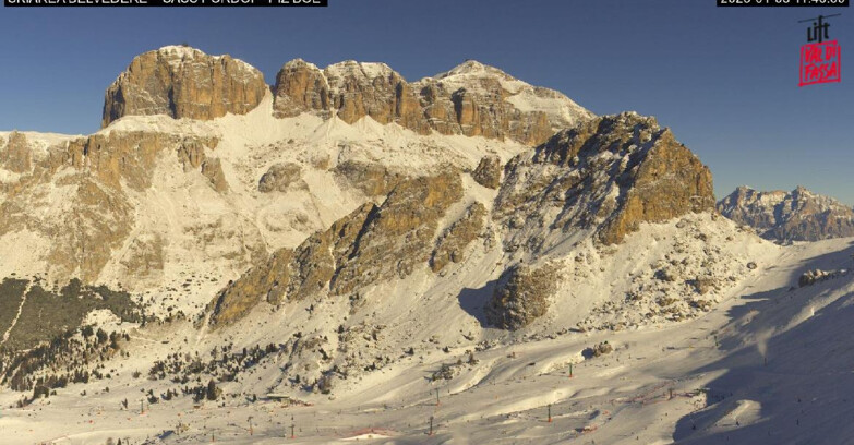 Webcam Canazei-Belvedere - SKIAREA BELVEDERE 