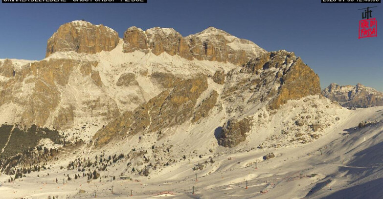 Webcam Canazei-Belvedere - SKIAREA BELVEDERE 