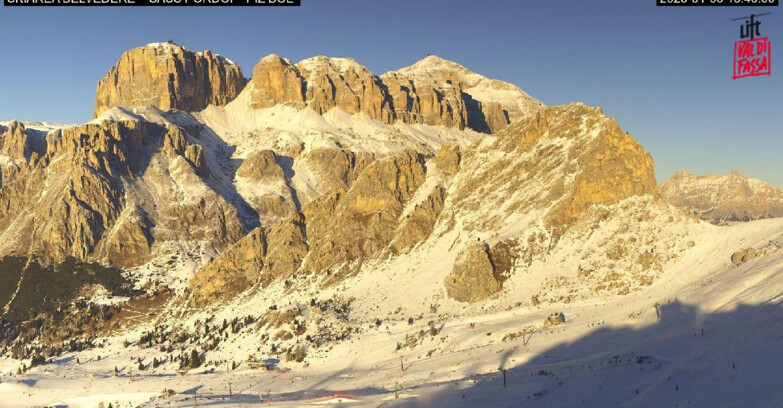 Webcam Canazei-Belvedere - SKIAREA BELVEDERE 