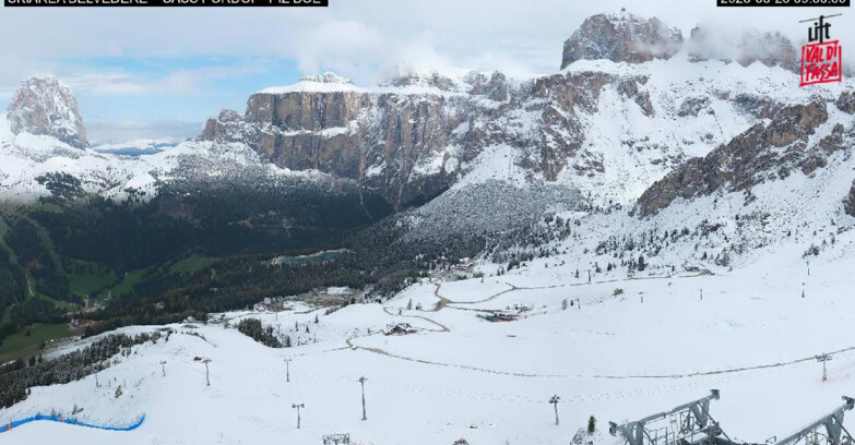 Webcam Canazei-Belvedere  - SKIAREA BELVEDERE 