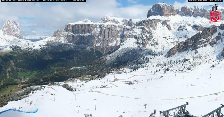 Webcam Canazei-Belvedere  - SKIAREA BELVEDERE 