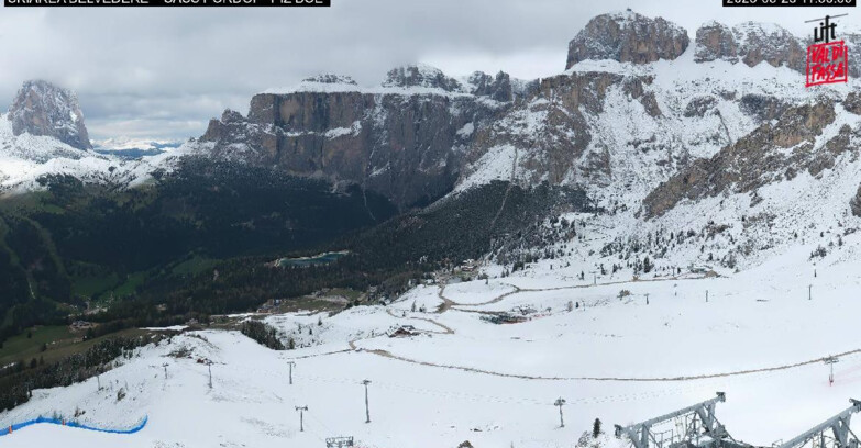 Webcam Canazei-Belvedere  - SKIAREA BELVEDERE 
