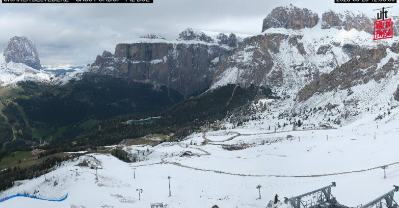 Webcam Canazei-Belvedere  - SKIAREA BELVEDERE 