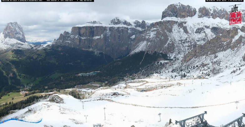 Webcam Canazei-Belvedere  - SKIAREA BELVEDERE 