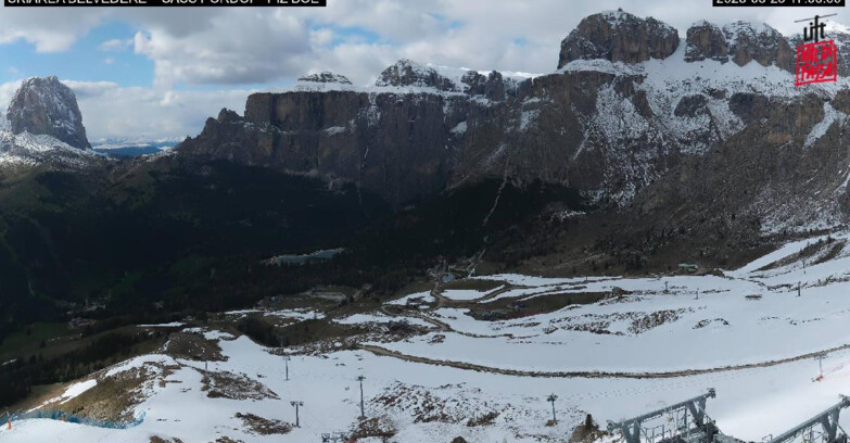 Webcam Canazei-Belvedere  - SKIAREA BELVEDERE 