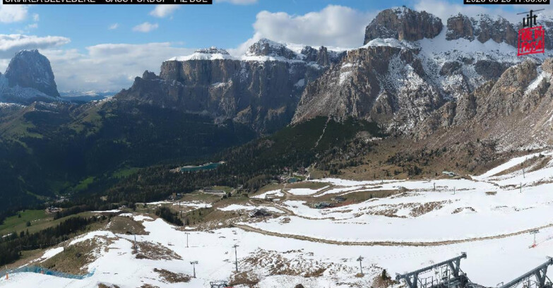 Webcam Canazei-Belvedere  - SKIAREA BELVEDERE 